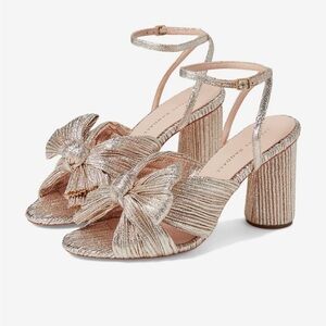 W7 - Loeffler Randall Champagne Block Heel